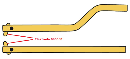 Obrázok z Elektróda pre čelusti XA8 Telwin 690050